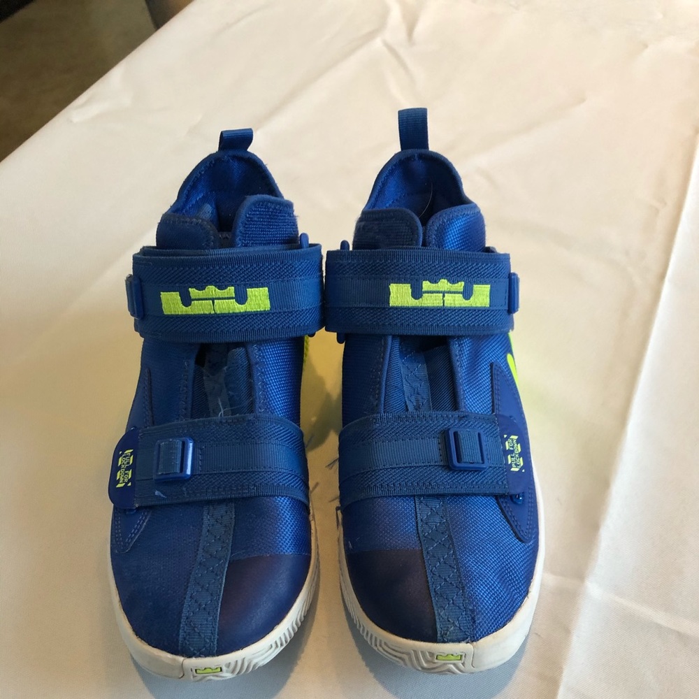 Nike LeBron mid top sneakers. Good condition.